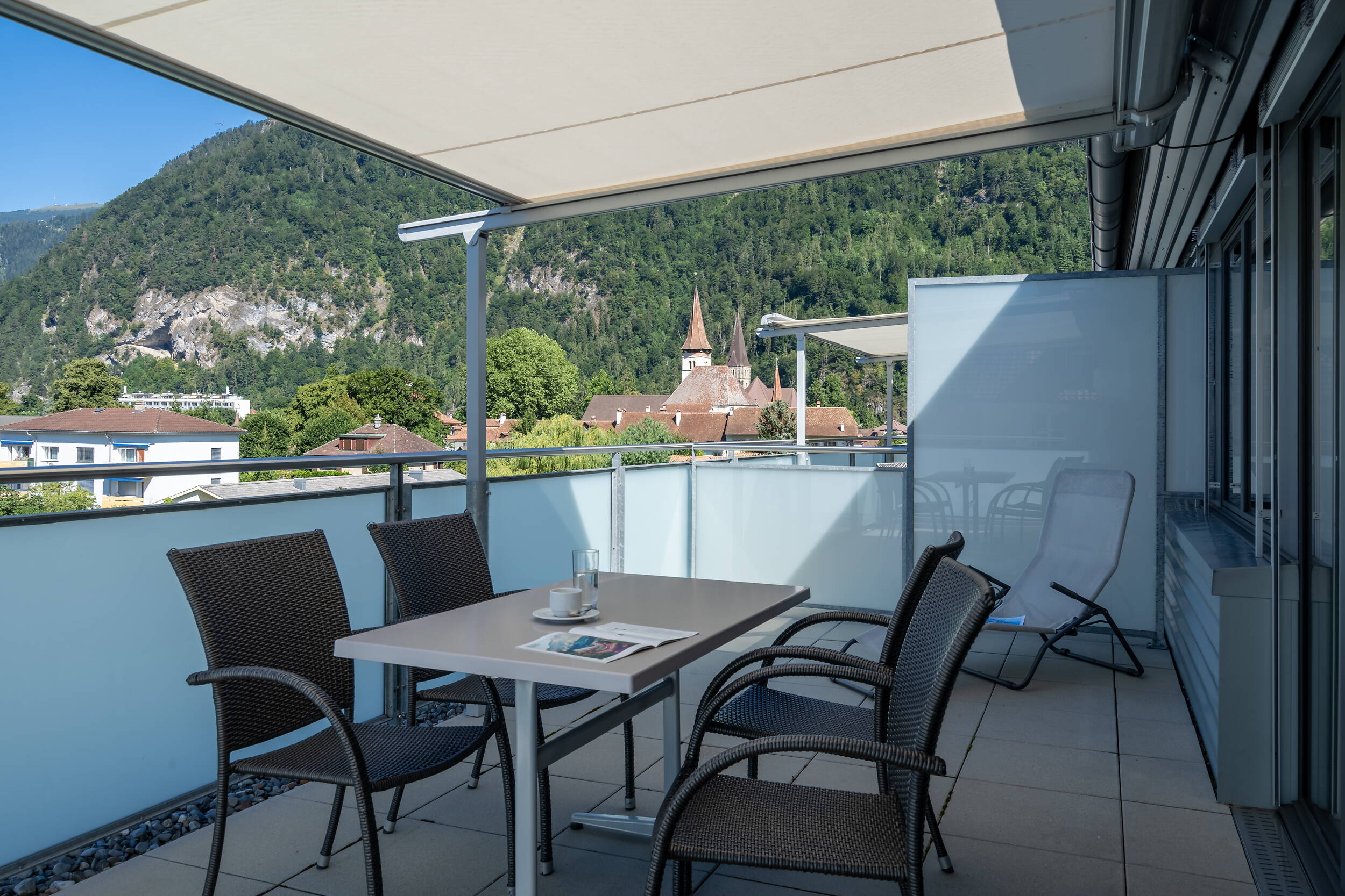 Zoom: Private Dachterrasse des Doppelzimmers Premium Attika 