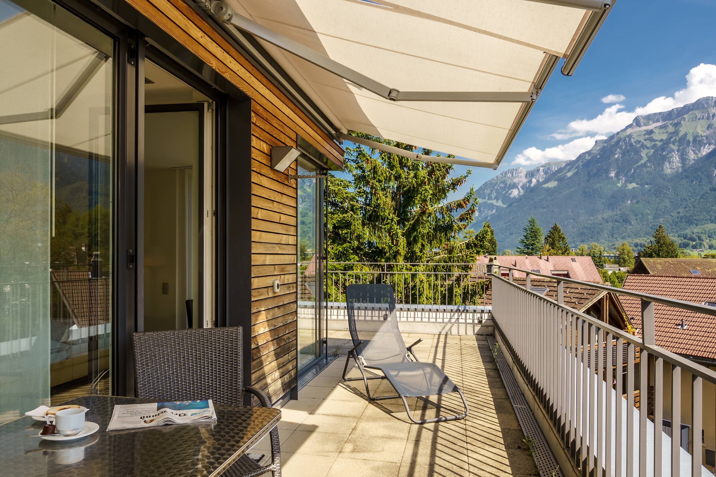 Zoom: Private Dachterrasse der Juniorsuite Attika