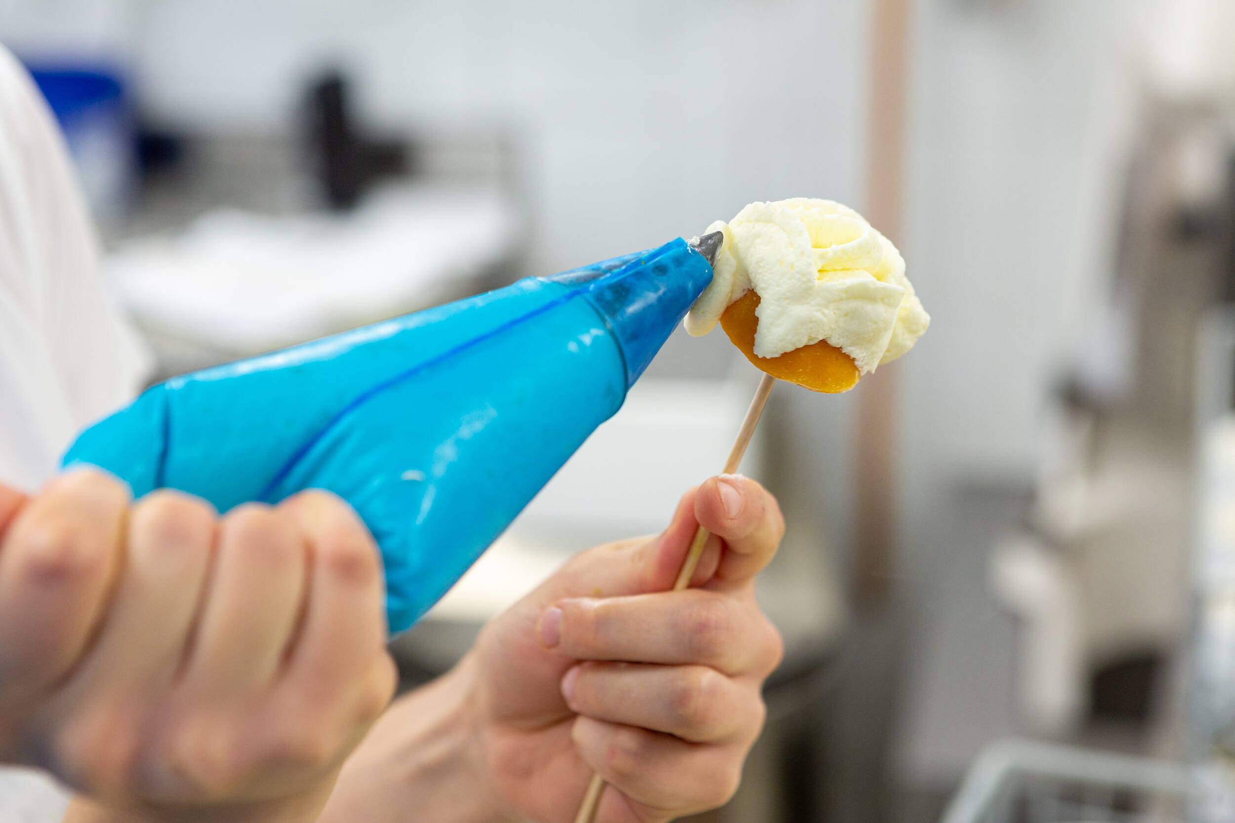 Patisserie wird gemacht