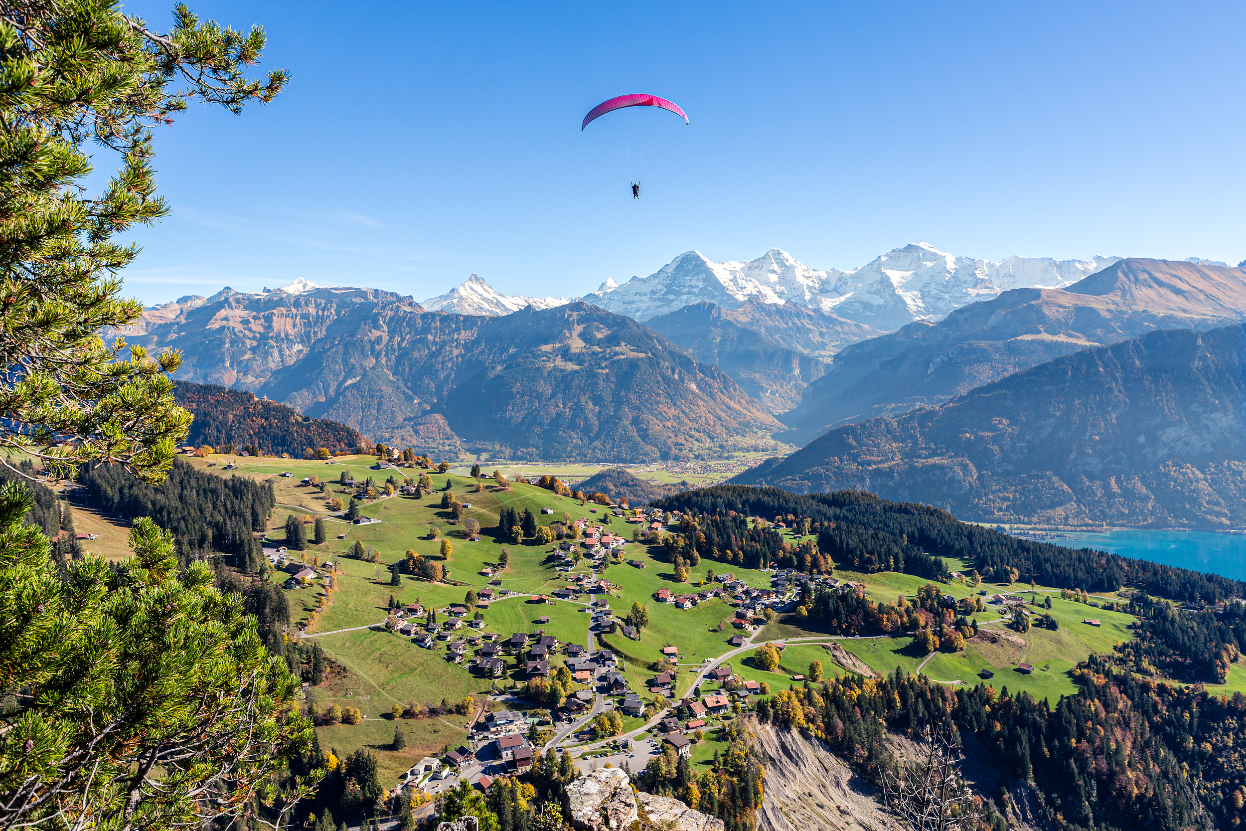 Ferien in Interlaken Beatenberg-Waldegg mit Aussicht in die Jungfrau Region